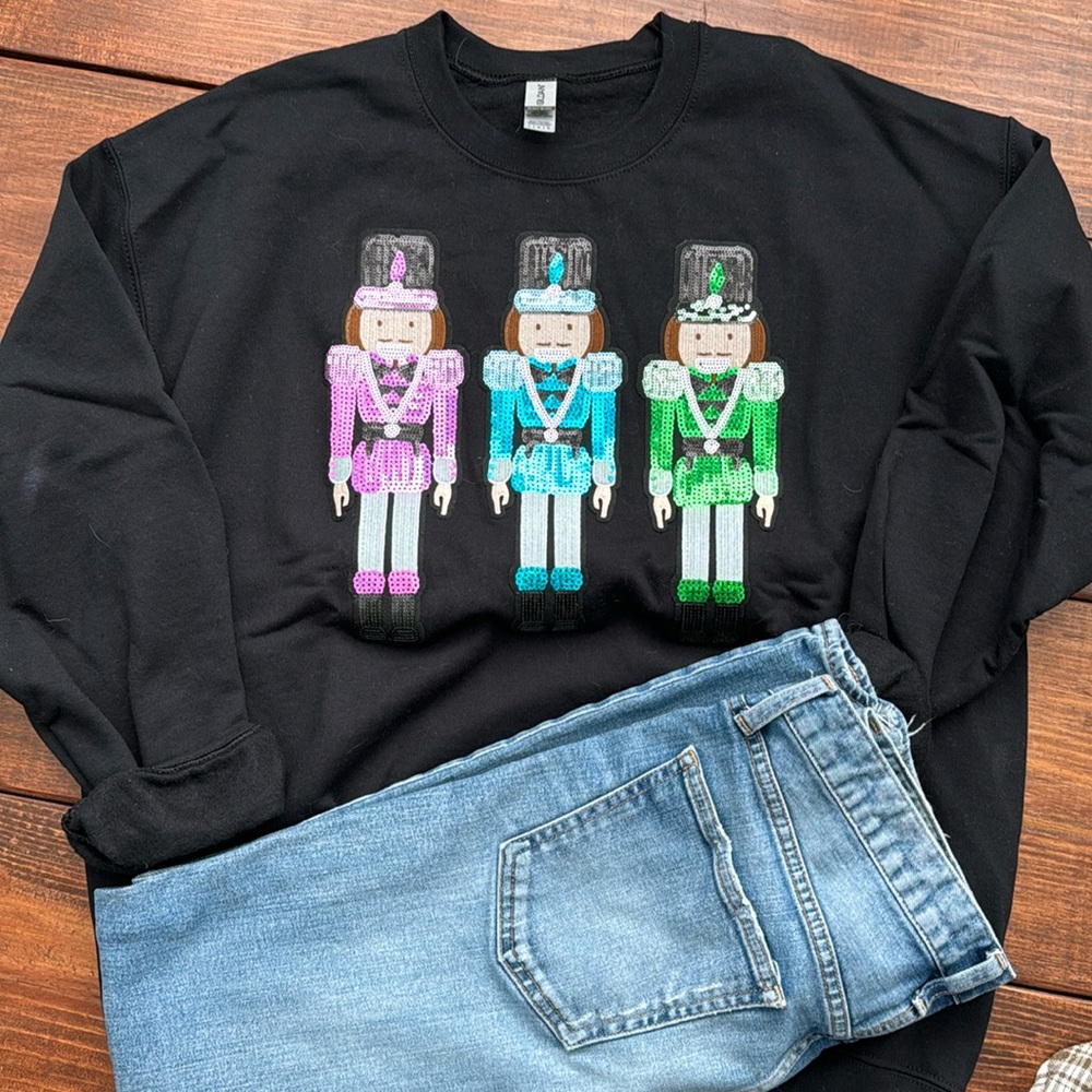 Sequin Nutcrackers Sweatshirt (NWOT)